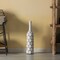 Uniquewise Decorative Contemporary Floor Vase White Carved Divot Bubble Design with Tall Neck, 26 Inch QI004180.S - alternate 8